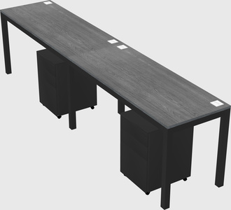 Rectangular desk