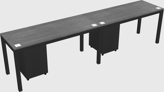 Rectangular desk