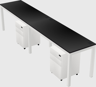 Rectangular desk