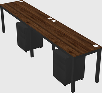 Rectangular desk