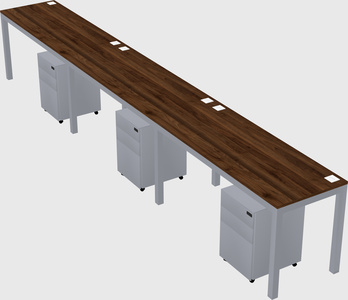 Rectangular desk