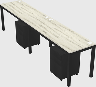 Rectangular desk