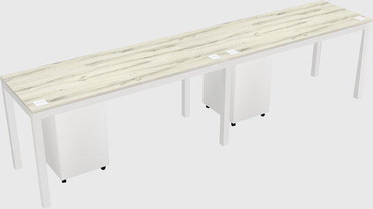 Rectangular desk