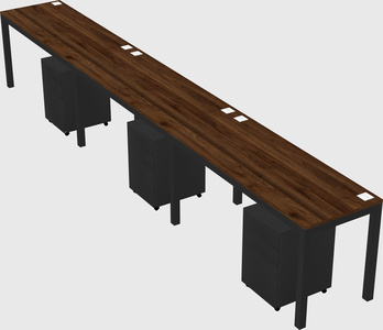 Rectangular desk