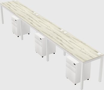 Rectangular desk