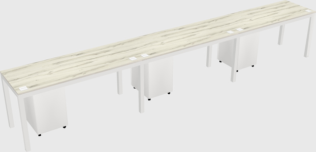 Rectangular desk
