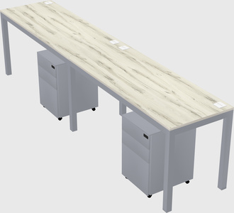 Rectangular desk