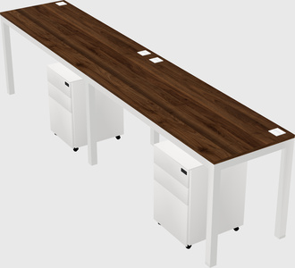 Rectangular desk