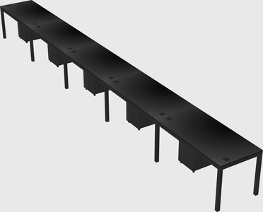 Rectangular desk