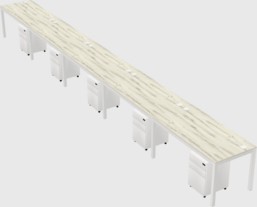 Rectangular desk
