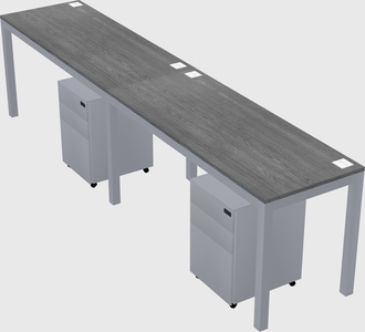 Rectangular desk