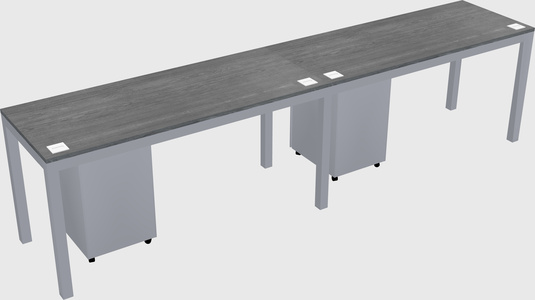 Rectangular desk