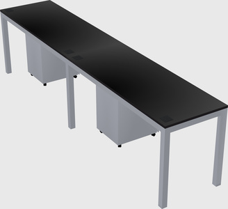 Rectangular desk