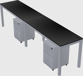 Rectangular desk