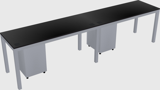 Rectangular desk