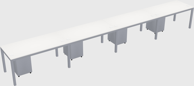 Rectangular desk