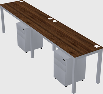 Rectangular desk