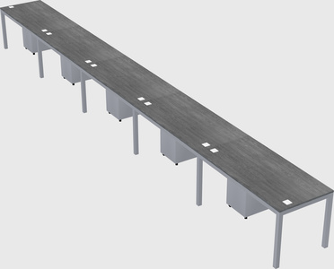 Rectangular desk