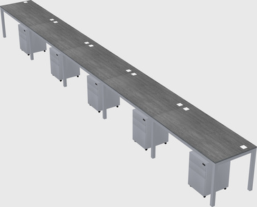 Rectangular desk