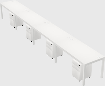 Rectangular desk