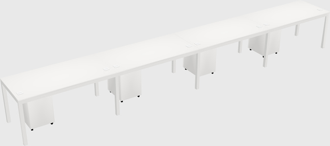 Rectangular desk