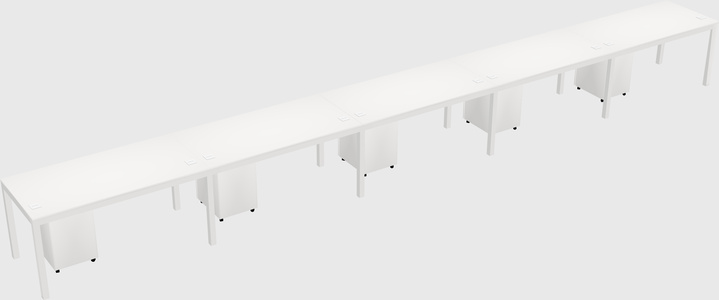 Rectangular desk