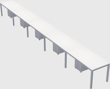Rectangular desk