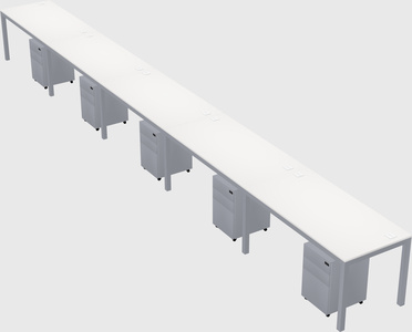 Rectangular desk
