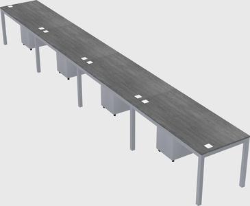 Rectangular desk