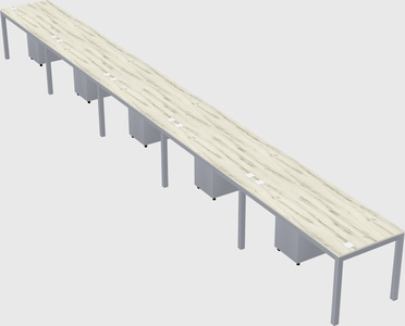 Rectangular desk