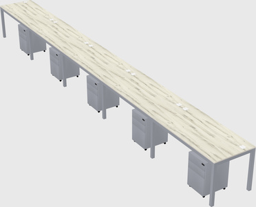 Rectangular desk