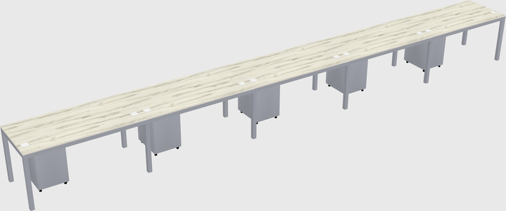 Rectangular desk