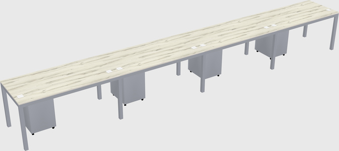 Rectangular desk