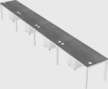 Rectangular desk