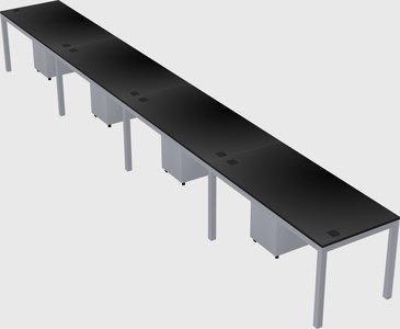 Rectangular desk