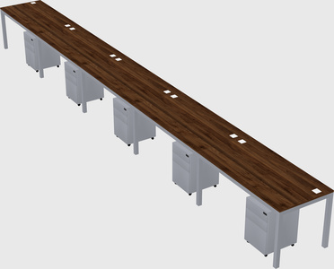 Rectangular desk