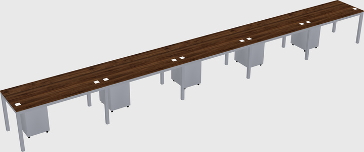 Rectangular desk