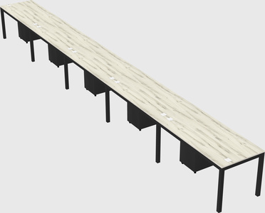 Rectangular desk