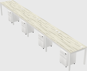 Rectangular desk