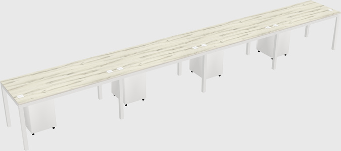 Rectangular desk