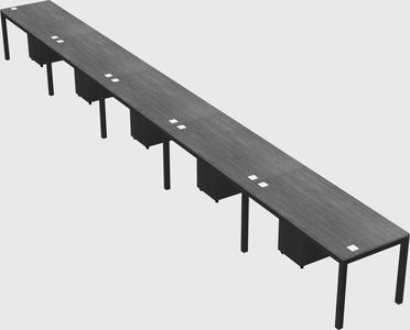 Rectangular desk
