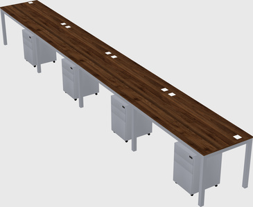 Rectangular desk