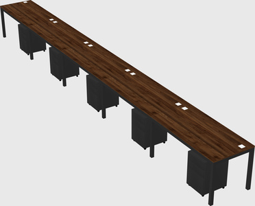 Rectangular desk