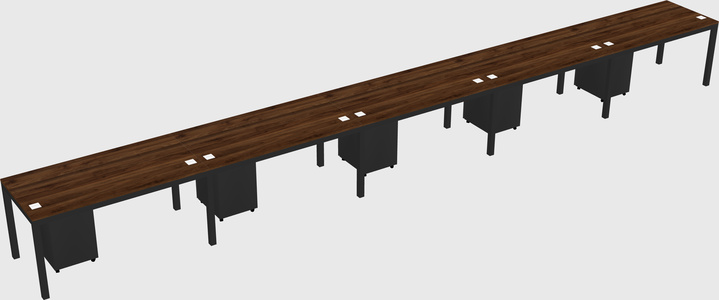 Rectangular desk