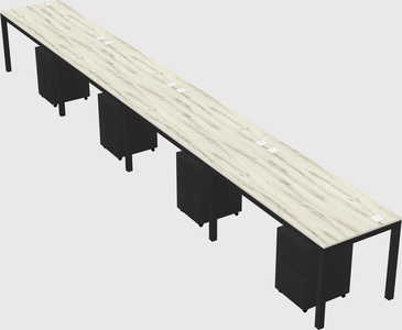 Rectangular desk