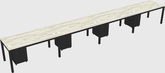 Rectangular desk