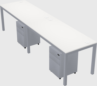 Rectangular desk