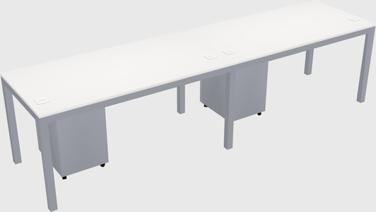 Rectangular desk