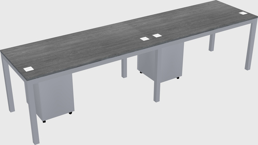 Rectangular desk