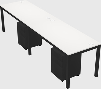 Rectangular desk